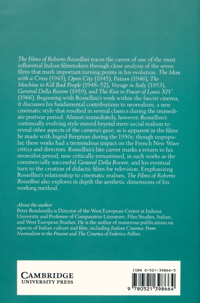 『The Films of Roberto Rossellini』 4