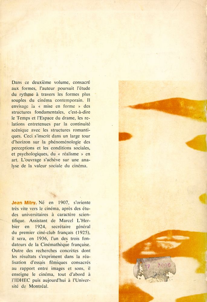 『Esthétique et psychologie du cinéma』 4