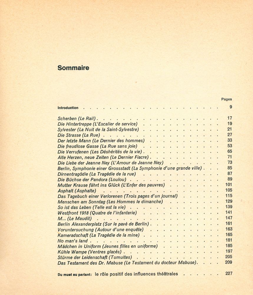 『Le Cinéma Réaliste Allemand』 2