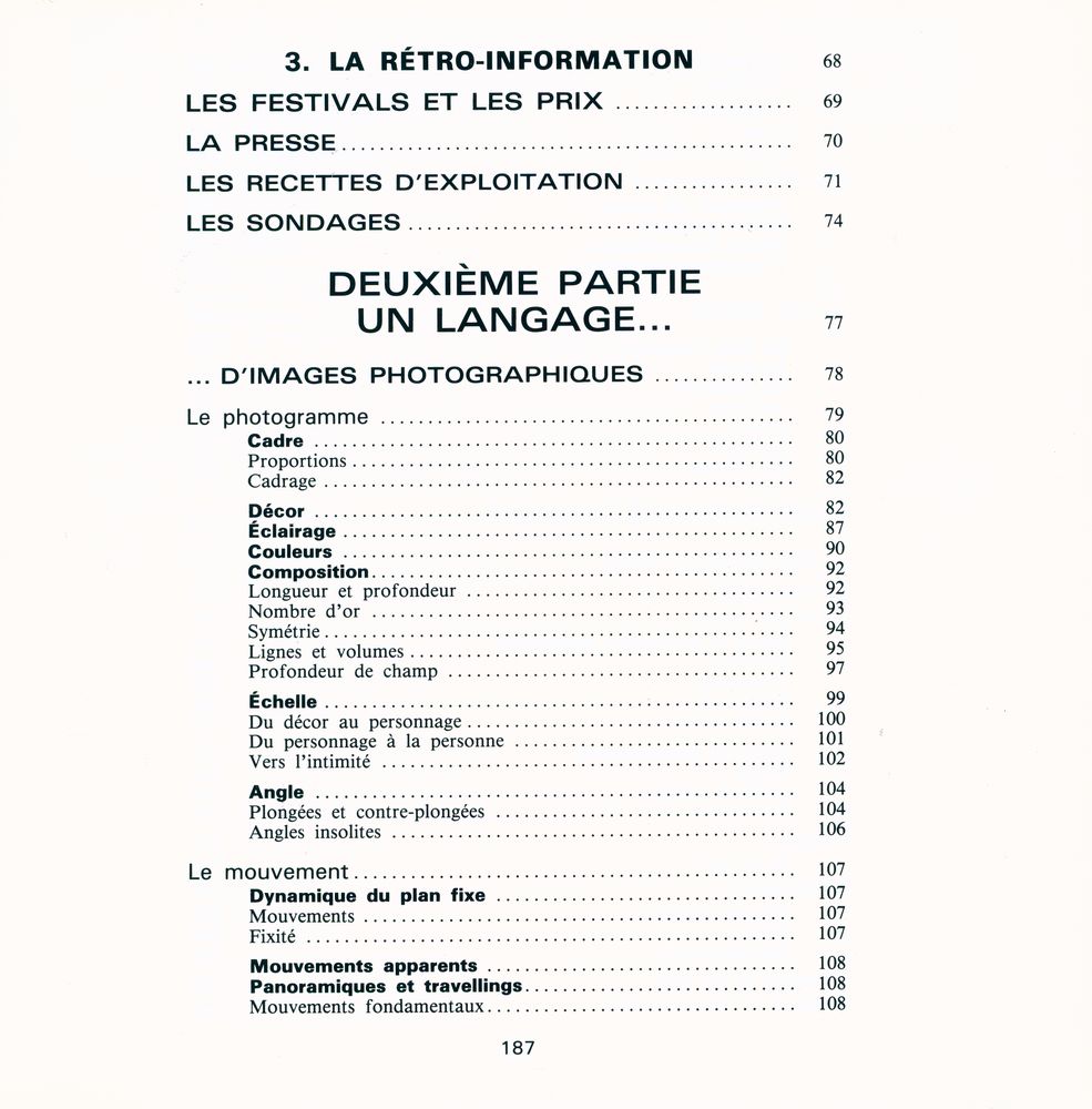 『Pour lire LE CINÉMA et les nouvelles images』 4