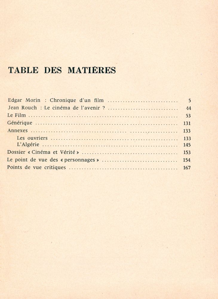『domaine cinéma 1 : Chronique d'un Été』 2