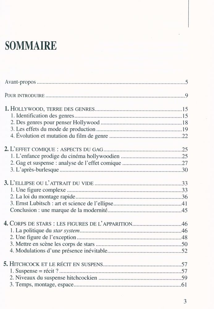 『LE FILM HOLLYWOODIEN CLASSIQUE』 2