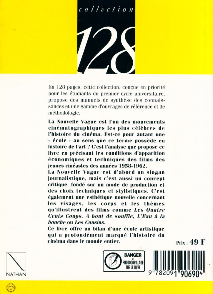 『LA NOUVELLE VAGUE : Une école artistique』 4