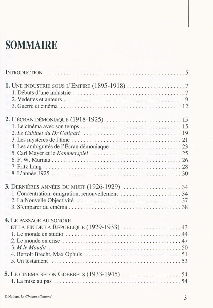 『LE CINÉMA ALLEMAND』 2