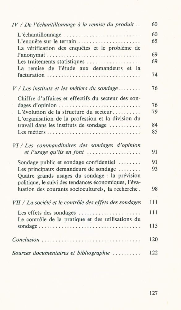 『LES SONDAGES D'OPINION』 3