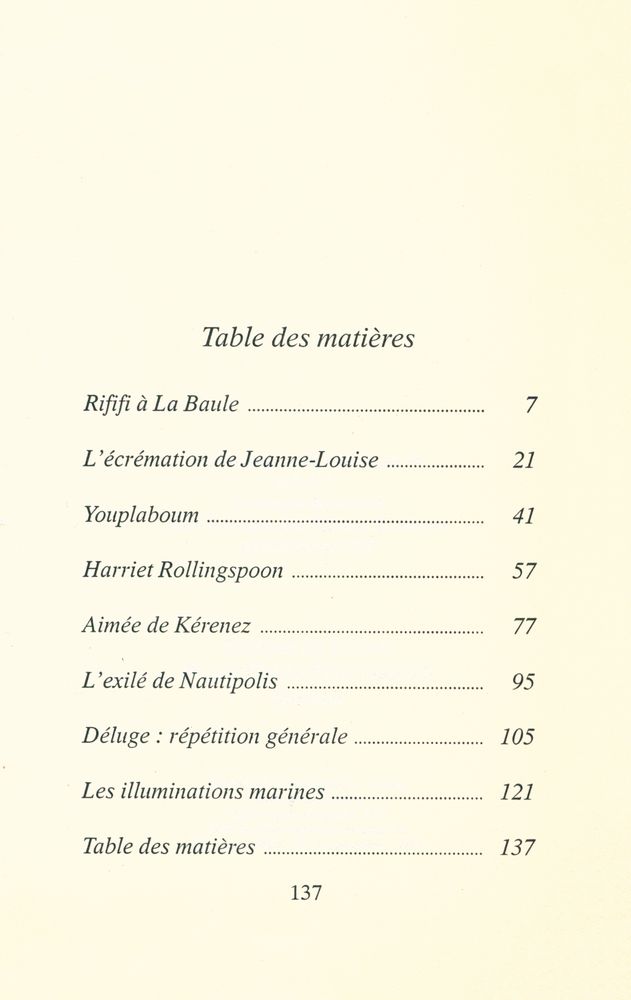 『HISTOIRES À DORMIR DUBOUT : Espèces d'en mer』 2