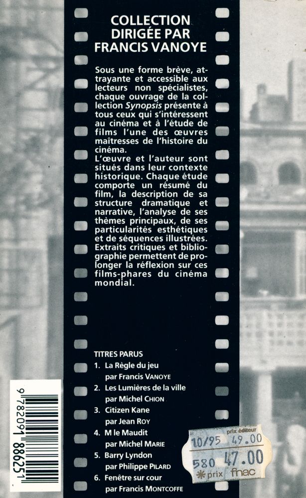 『Fenêtre sur cour Rear Window : ALFRED HITCHCOCK』 3