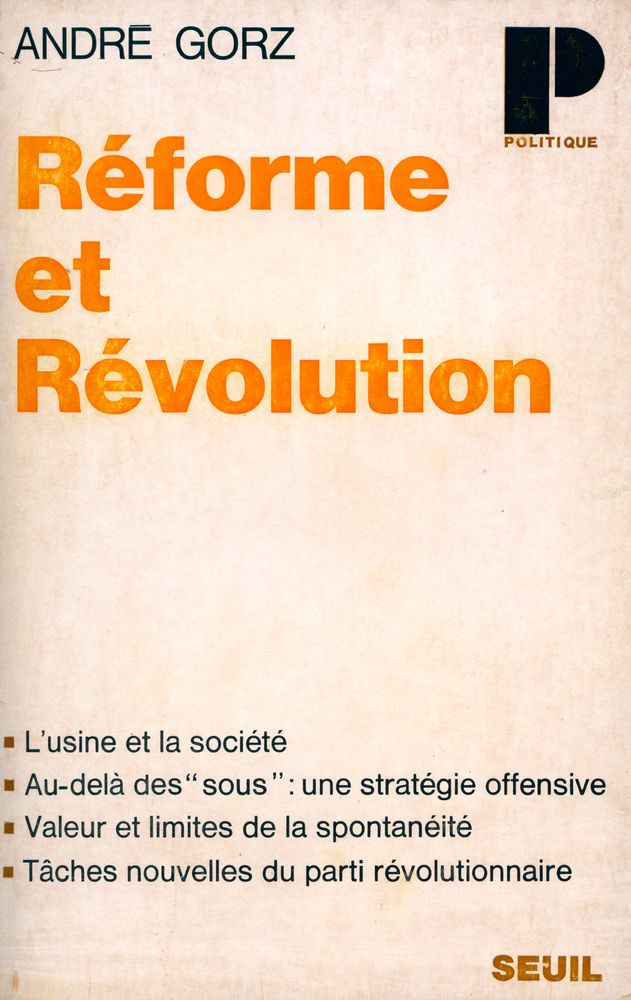 『Réforme et révolution』 1