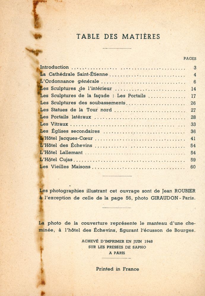 『LA FRANCE ILLUSTRÉE - BOURGES』 2