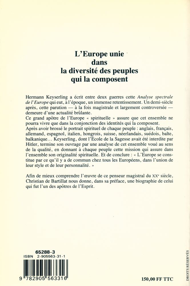 『L'analyse spectrale de l'Europe』 3