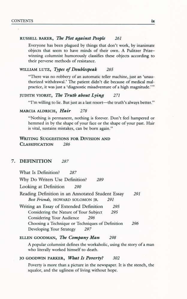 『SUBJECT and STRATEGY : A Rhetoric Reader』 8