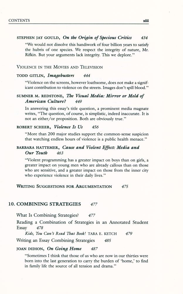 『SUBJECT and STRATEGY : A Rhetoric Reader』
