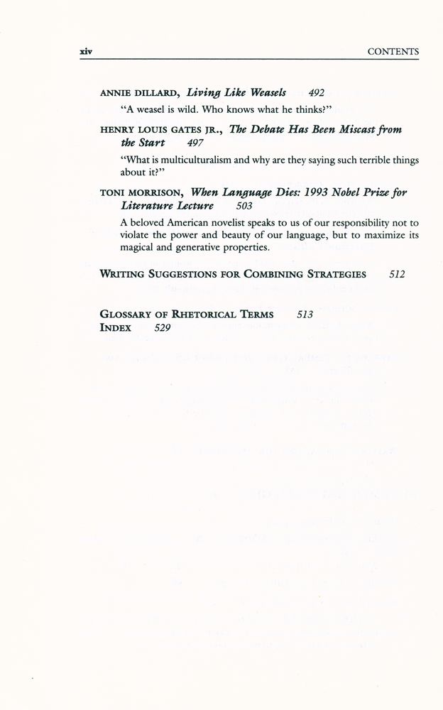 『SUBJECT and STRATEGY : A Rhetoric Reader』