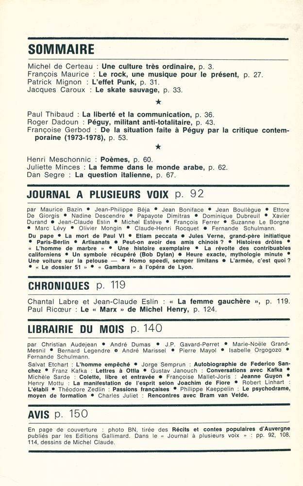 『ESPRIT』 10 Octobre 1978 2