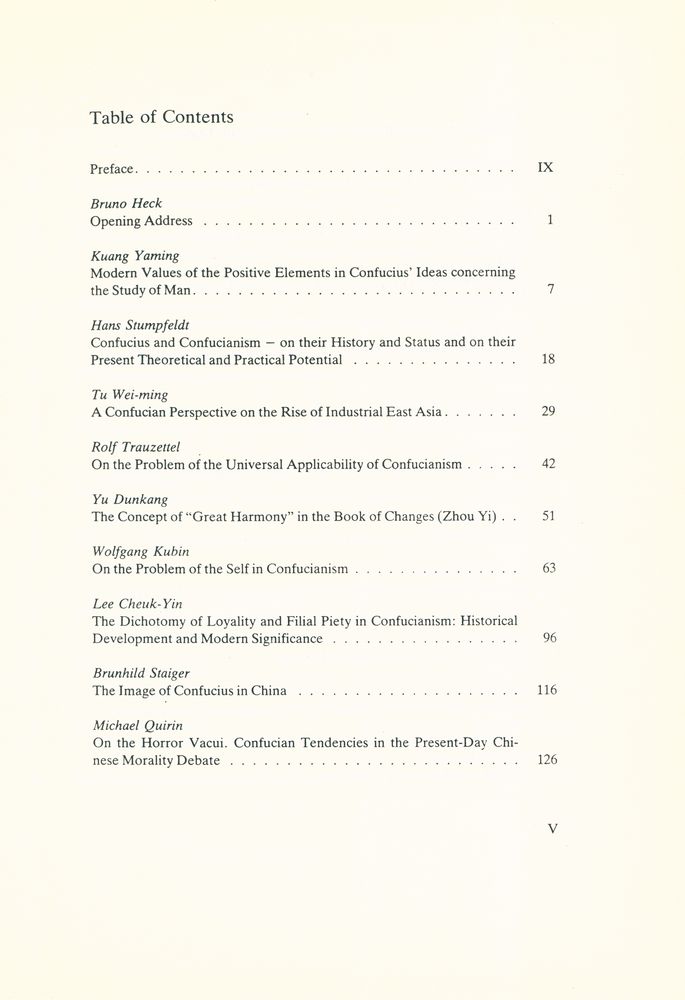 『Confucianism and the Modernization of China』 2