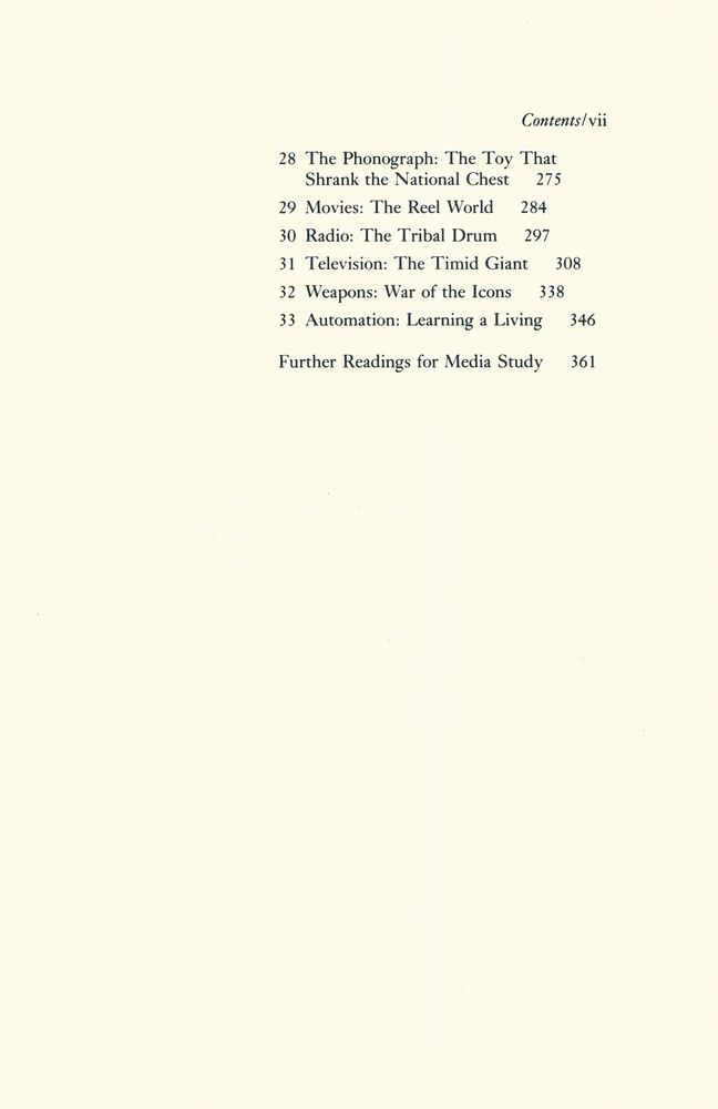 『Understanding media : the extensions of man』 4