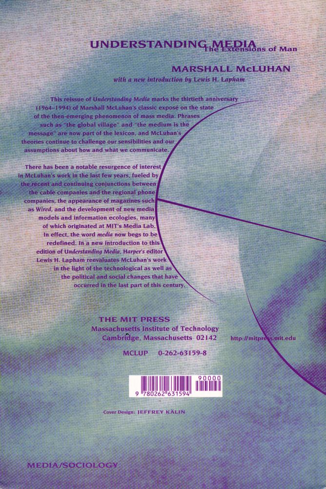『Understanding media : the extensions of man』 5