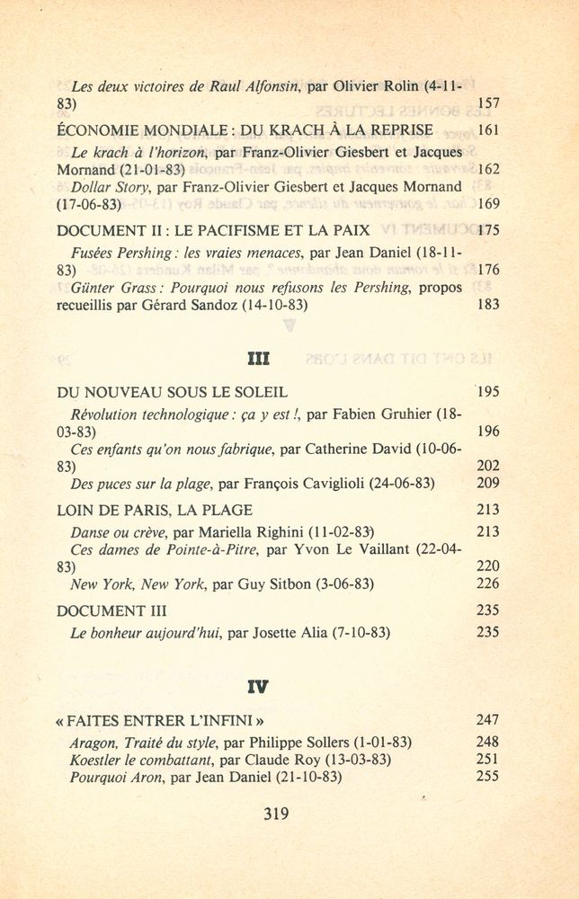 『LE NOUVEL OBSERVATEUR 1983』 4