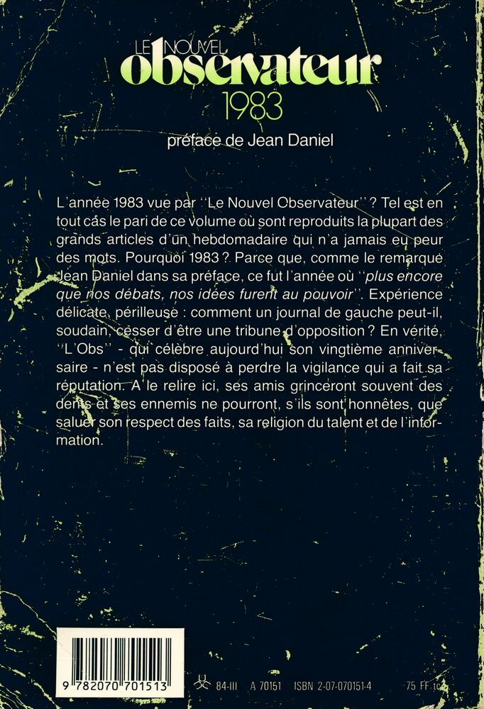 『LE NOUVEL OBSERVATEUR 1983』 5