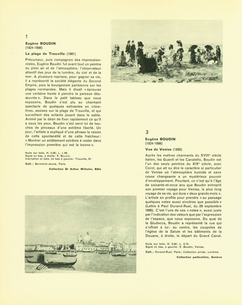 《Chefs - d'œuvre des collections suisses de Manet à Picasso》 2