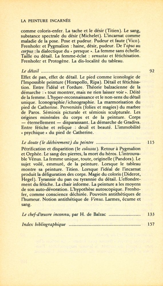 『LA PEINTURE INCARNEE suivi de Le Chef - d’œuvre inconnu par d’Honoré de Balzac』 3