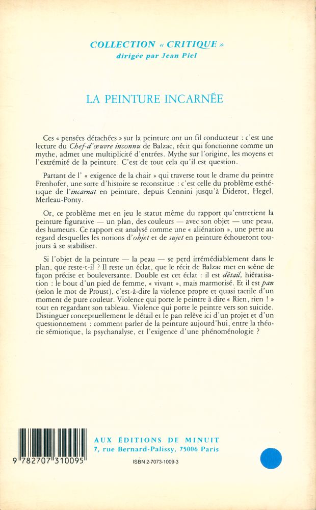 『LA PEINTURE INCARNEE suivi de Le Chef - d’œuvre inconnu par d’Honoré de Balzac』 4