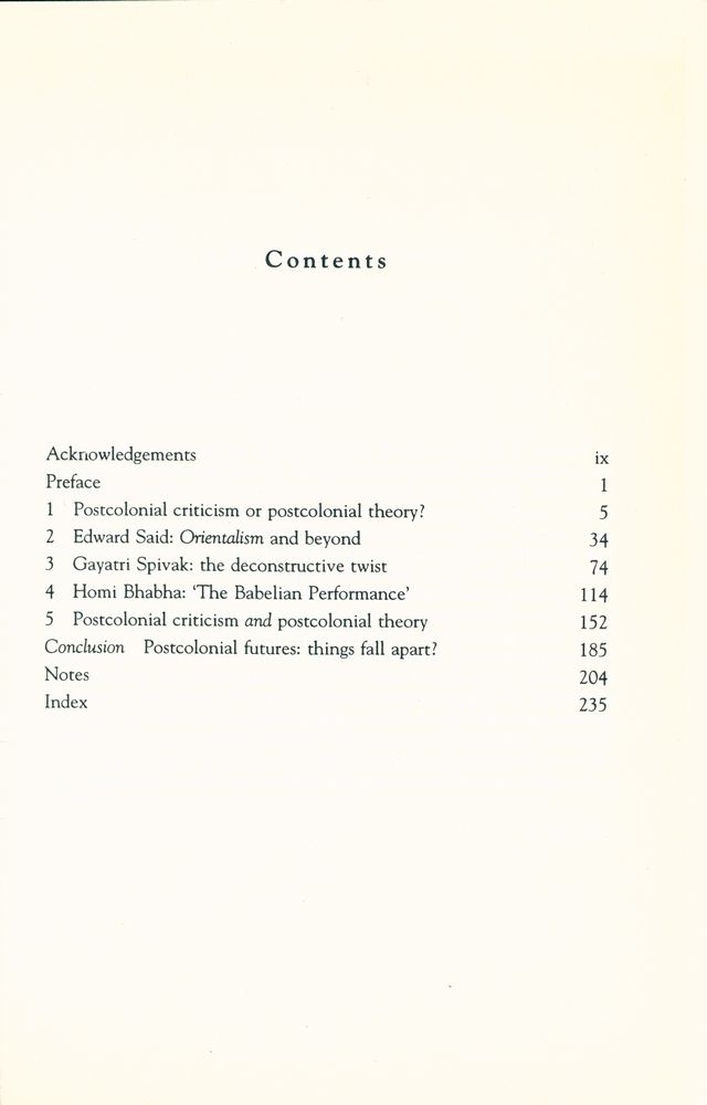 『Postcolonial theory : contexts, practices, politics』 2