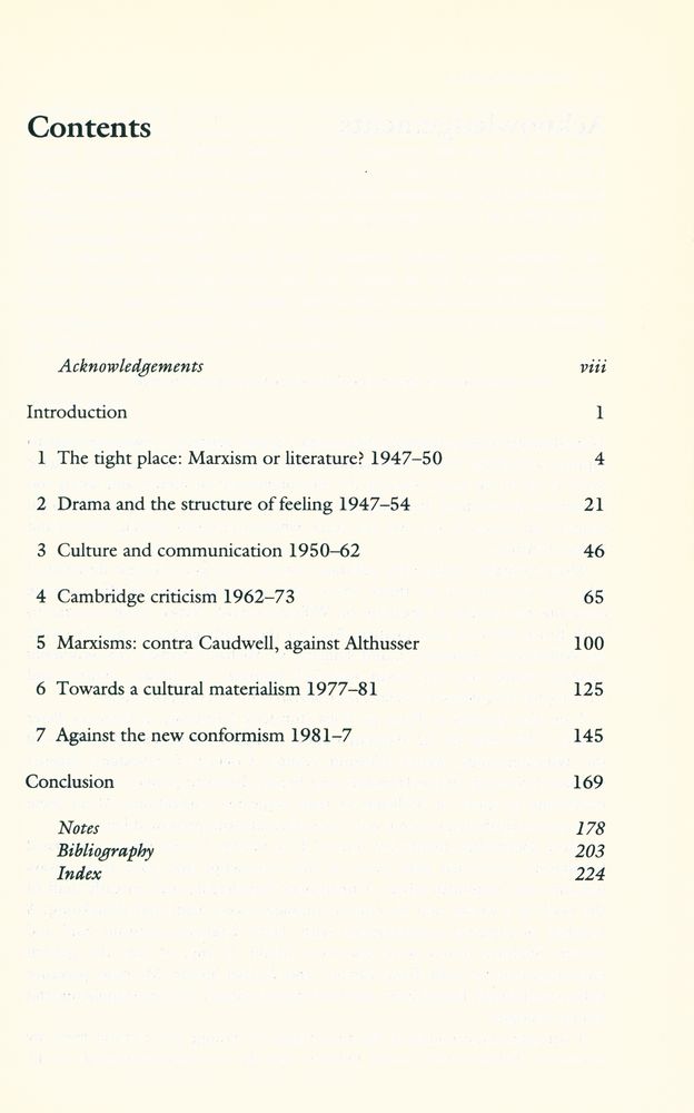 『Raymond Williams : literature, Marxism and cultural materialism』 2