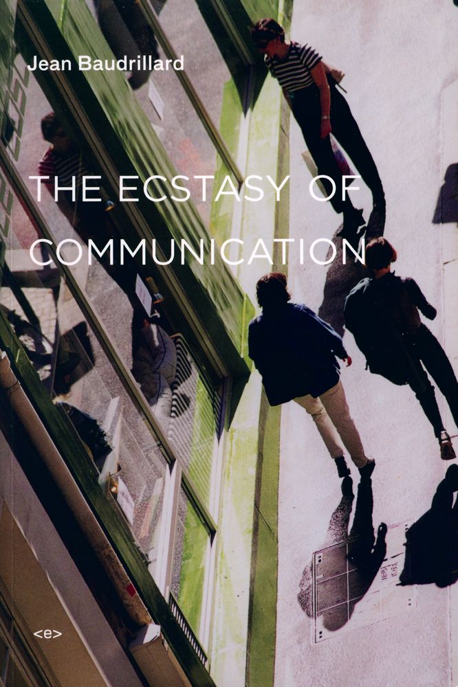 『THE ECSTASY OF COMMUNICATION』 1