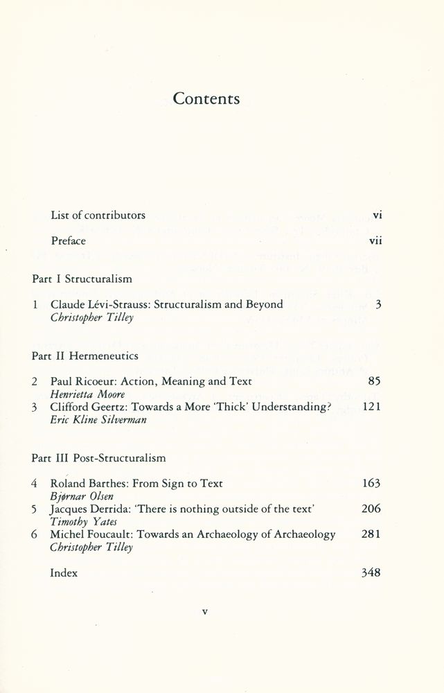 『Reading material culture : structuralism, hermeneutics, and post -  structuralism』 2