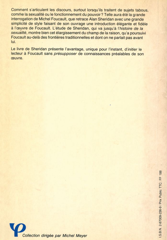 『discours, sexualité et pouvoir : initiation à Michel Foucault』 3