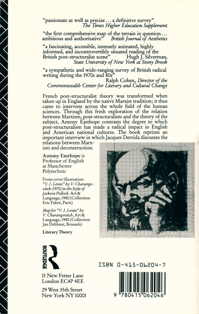 『British post - structuralism since 1968』 3