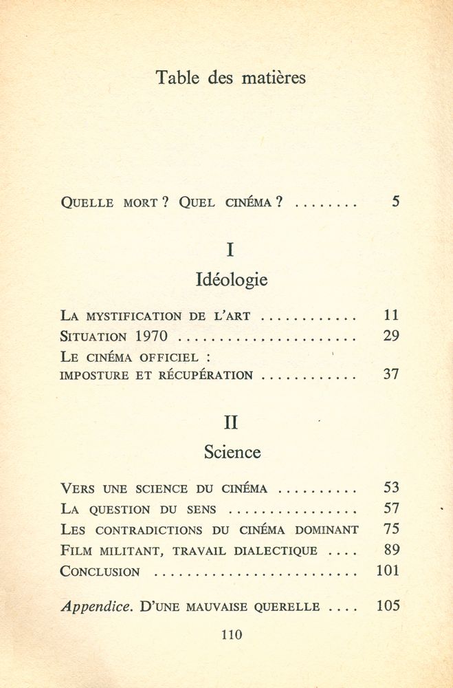 『la mort du cinéma : film/révolution』 2