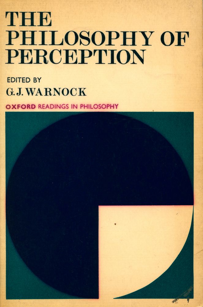 『THE PHILOSOPHY OF PERCEPTION』 1