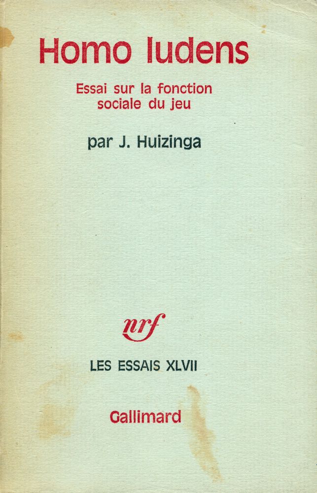 『Homo ludens : Essai sur la fonction sociale du jeu』 1
