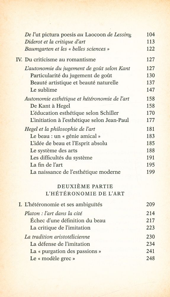 『Qu'est - ce que l'esthétique?』 3