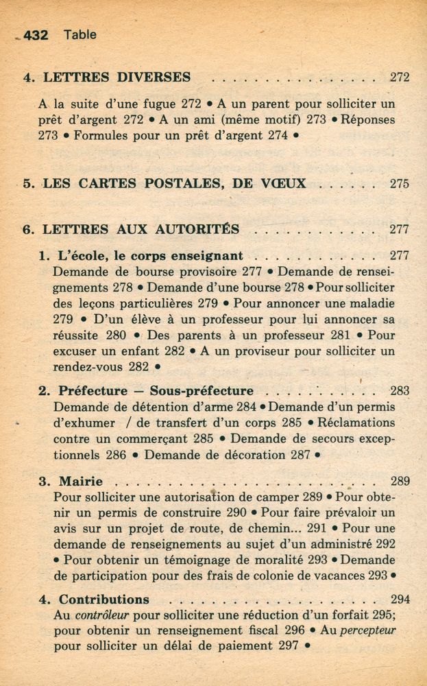 『La Correspondance pratique』
