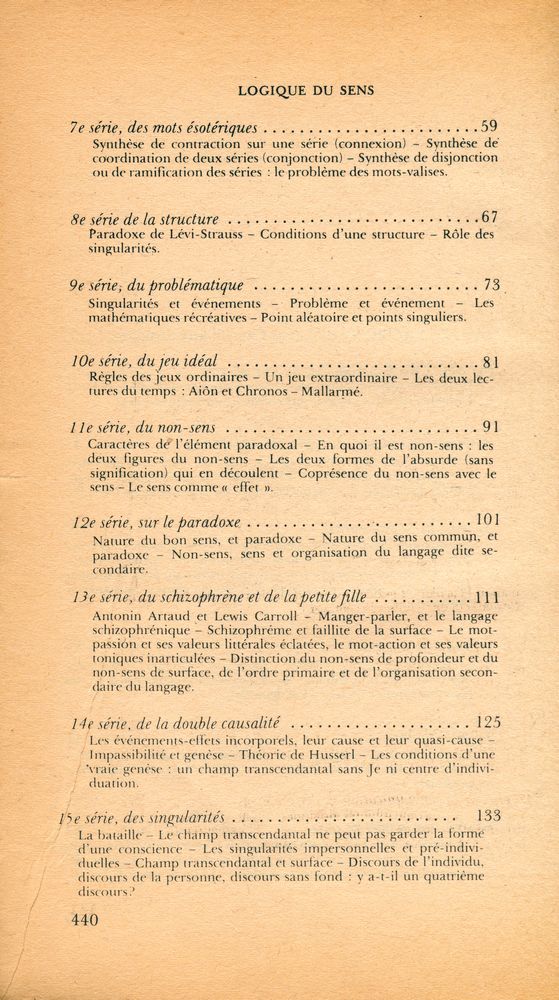 『LOGIQUE DU SENS』 3