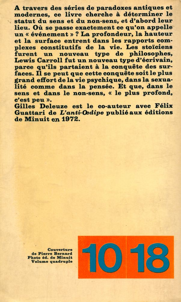 『LOGIQUE DU SENS』 7