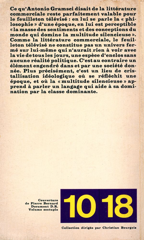 『LA PROPAGANDE INAVOUÉE : APPROCHE CRITIQUE DU FEUILLETON TÉLÉVISÉ』 3