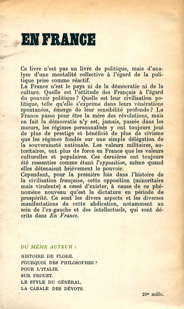 『EN FRANCE : La fin de l'opposition』 3