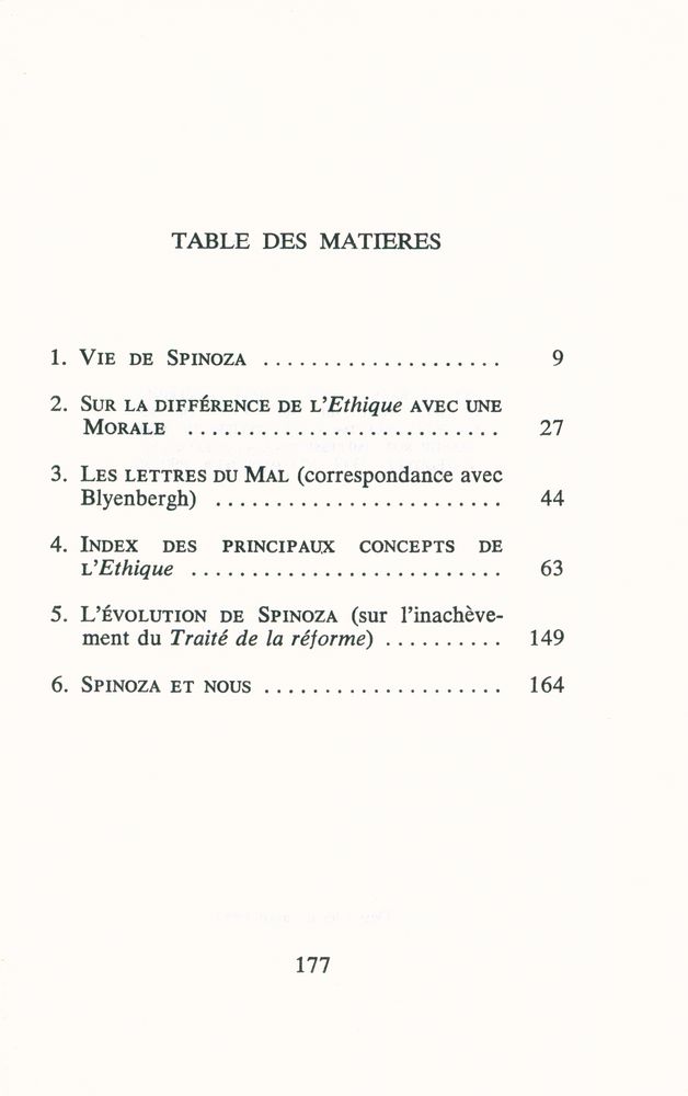 『SPINOZA : PHILOSOPHIE PRATIQUE』 2