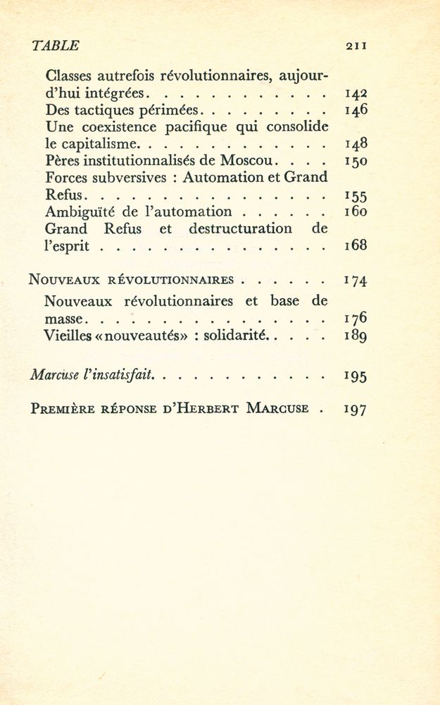 『interroge Herbert MARCUSE… qui répond』 4