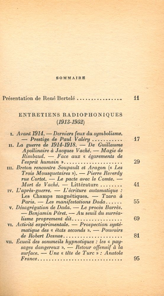 『Entretiens(1913 - 1952)』 2