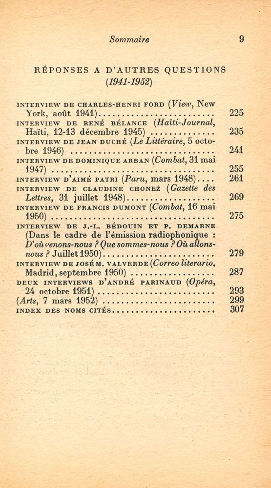 『Entretiens(1913 - 1952)』 4