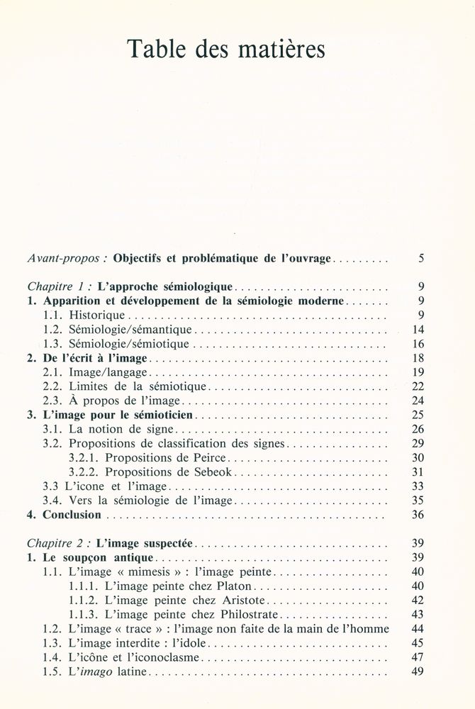 『L'image et les signes: Approche sémiologique de l'image fixe』 2