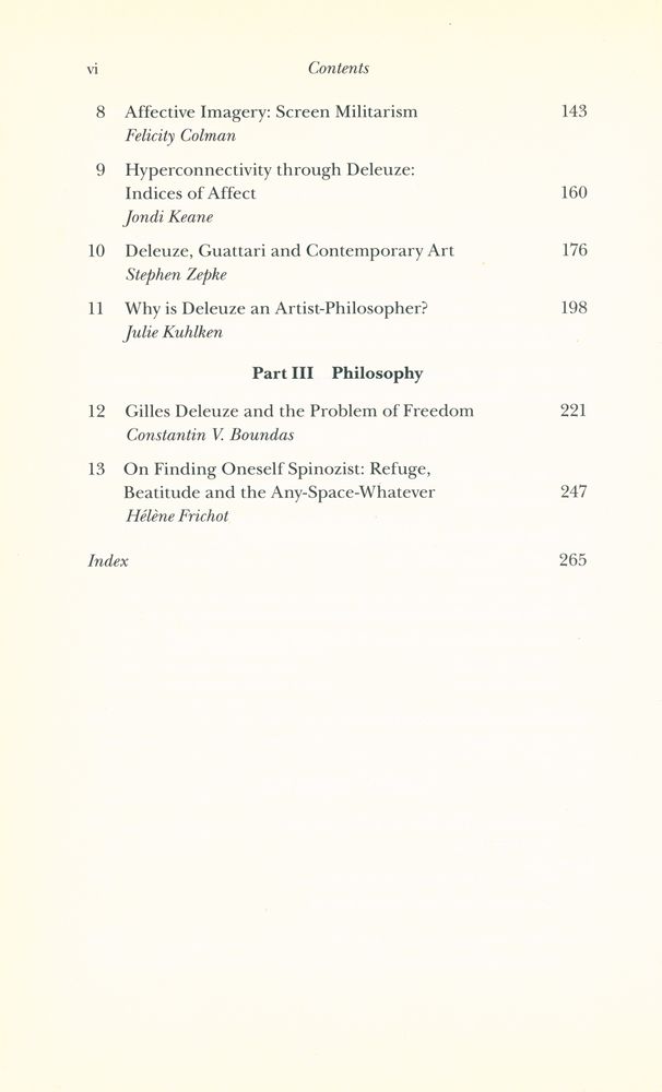 『Gilles Deleuze: image and text』 3