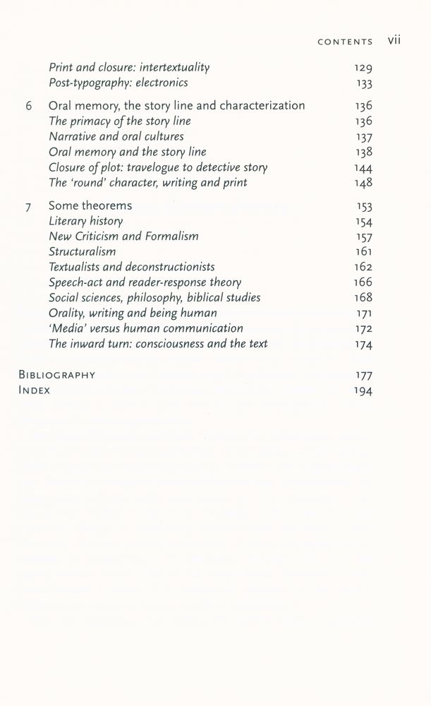 『Orality and Literacy : The Technologizing of the word』 4