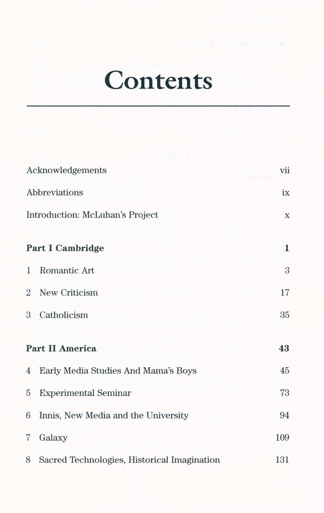 『MARSHALL MCLUHAN : cosmic media』 2