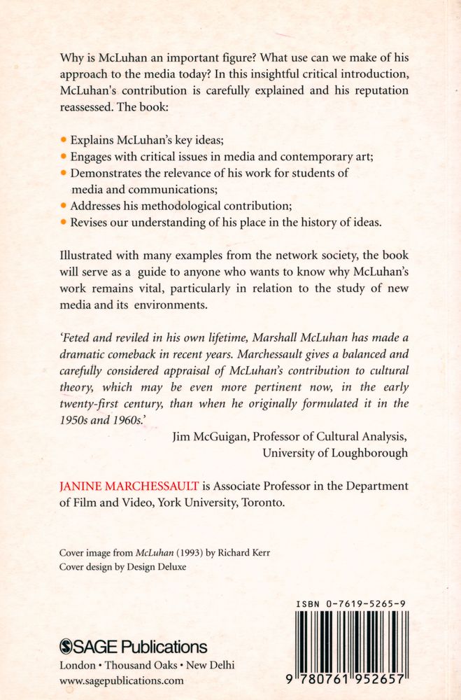 『MARSHALL MCLUHAN : cosmic media』 4